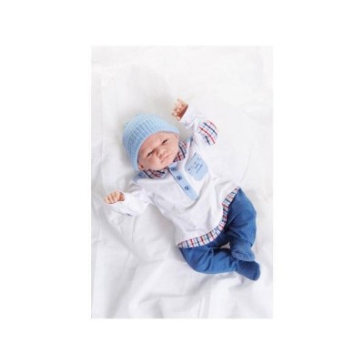 Carlos by berenguer dressed in a precious tutto piccolo designed blue/white denim outfit  Berenguer    080575